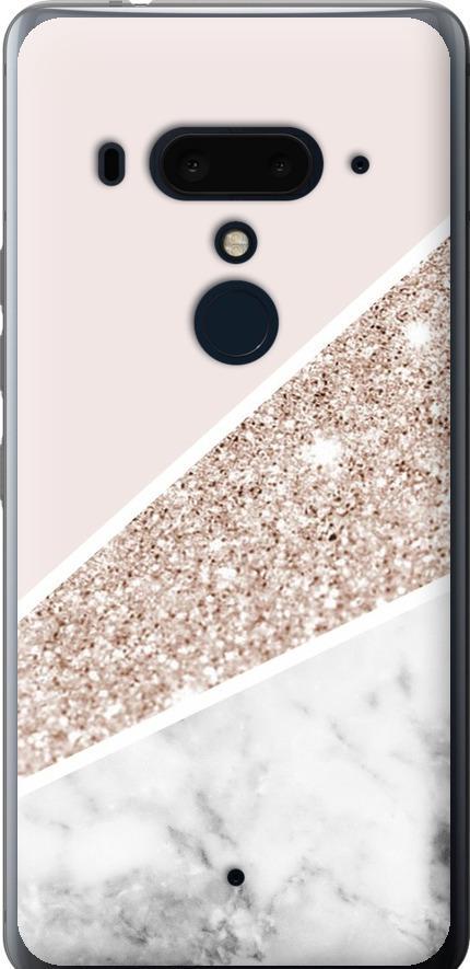 Чехол на HTC U12 Plus Пастельный мрамор (4342u-1712-42517) Чехол на HTC U12 Plus Пастельный мрамор (4342u-1712-42517)
