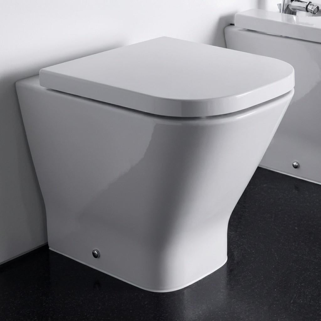 Унітаз під інсталяцію Roca GAP 540x340 прямокутний без сидіння Білий (A347737000)
