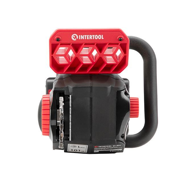 Пила ланцюгова Intertool WT-9211 акумуляторна з безщітковим двигуном 40 В 2х20 В шина 35 см - фото 7 Пила ланцюгова Intertool WT-9211 акумуляторна з безщітковим двигуном 40 В 2х20 В шина 35 см - фото 7
