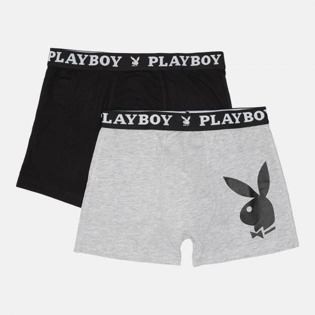 Набор трусы-боксеры PLAYBOY ANNYA BOXERSHORT L Черный/Серый (ANNYA-24 L)
