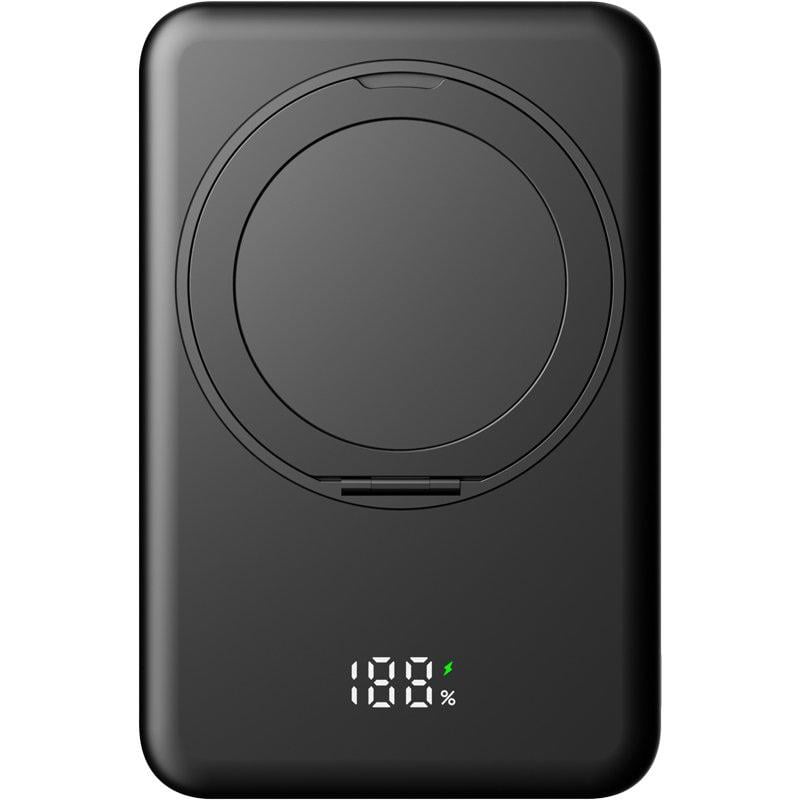 Повербанк з бездротовою зарядкою Gelius HOLDIX GP-PBW302 Magnetic Wireless Charge 15W 10000 mAh Black (100988)