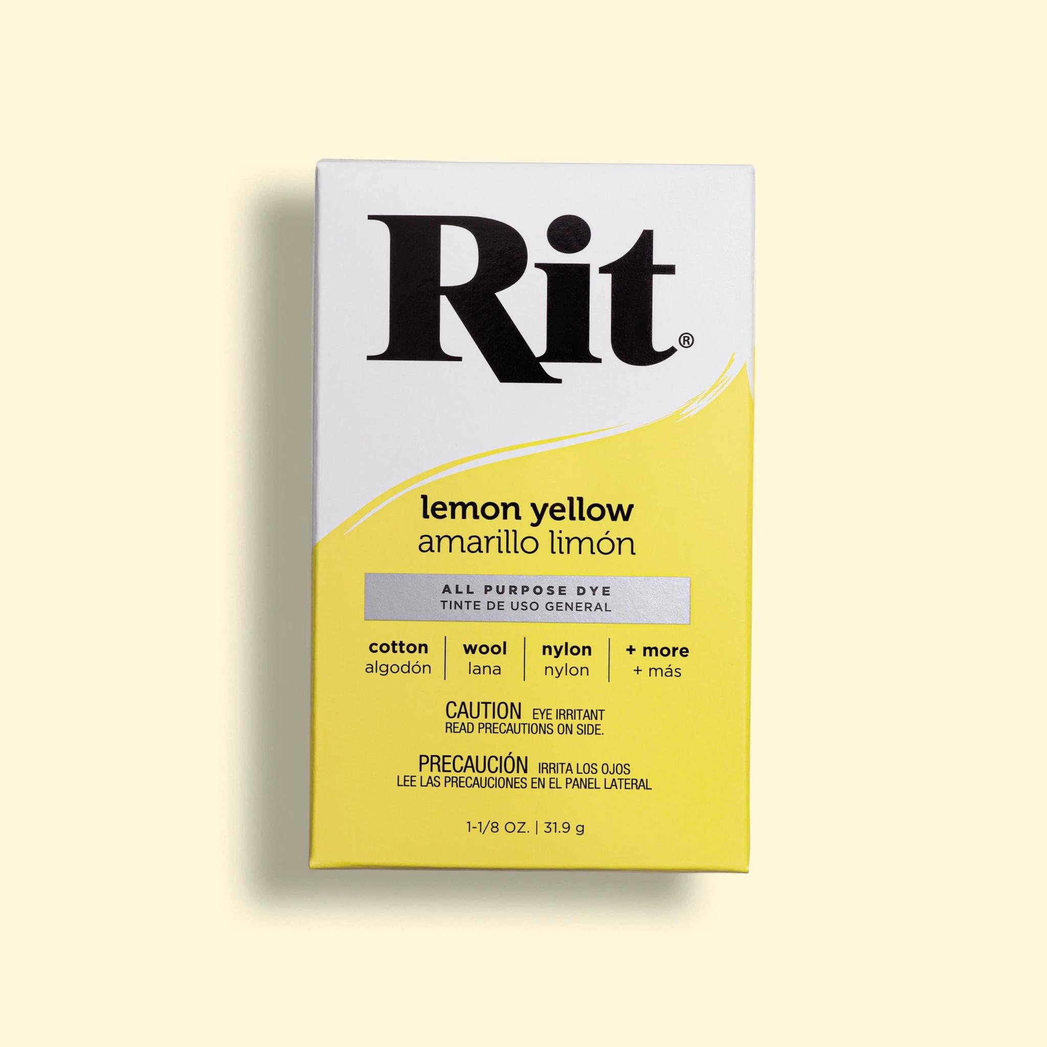 Барвник для одягу Rit Dye Lemon Yellow (83010) Барвник для одягу Rit Dye Lemon Yellow (83010)