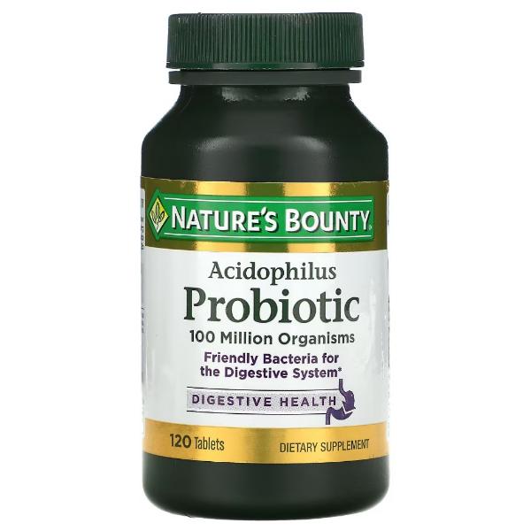 Пробиотик Nature's Bounty Acidophilus Probiotic 120 таб. (000021670)