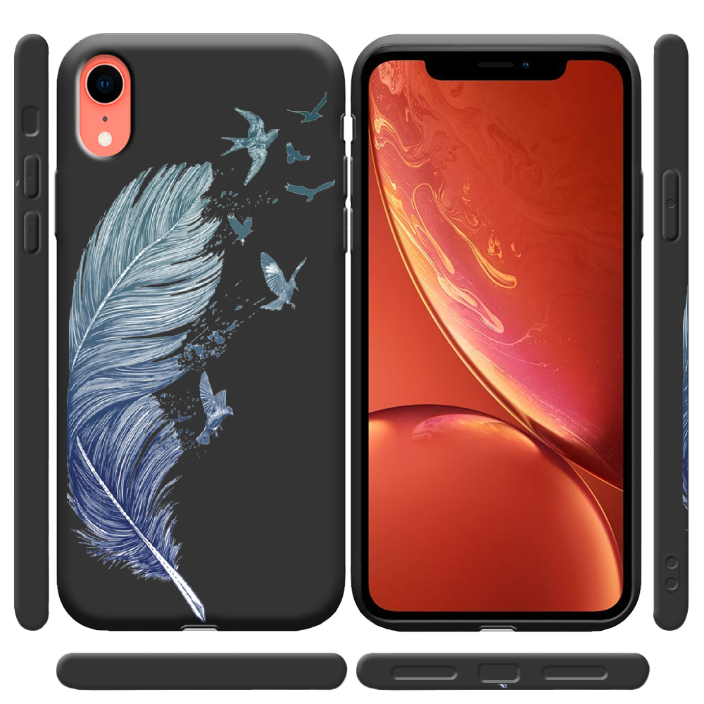 Чохол Boxface iPhone XR Feather Чорний силікон (35417-cc38-38739) - фото 2