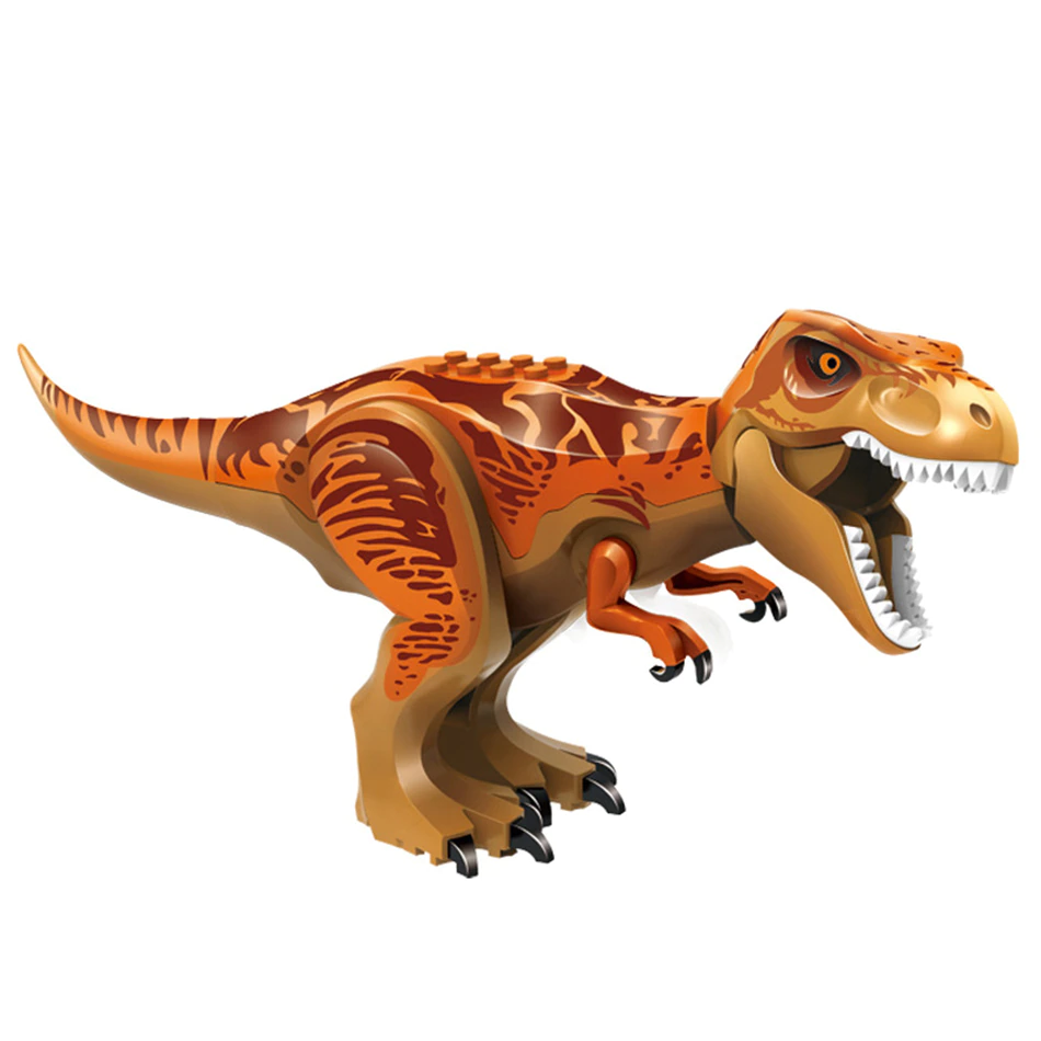 Конструктор Тиранозавр Рекс Тірекс T-REX Jurassic World 28х17 см Коричневий (34141192)