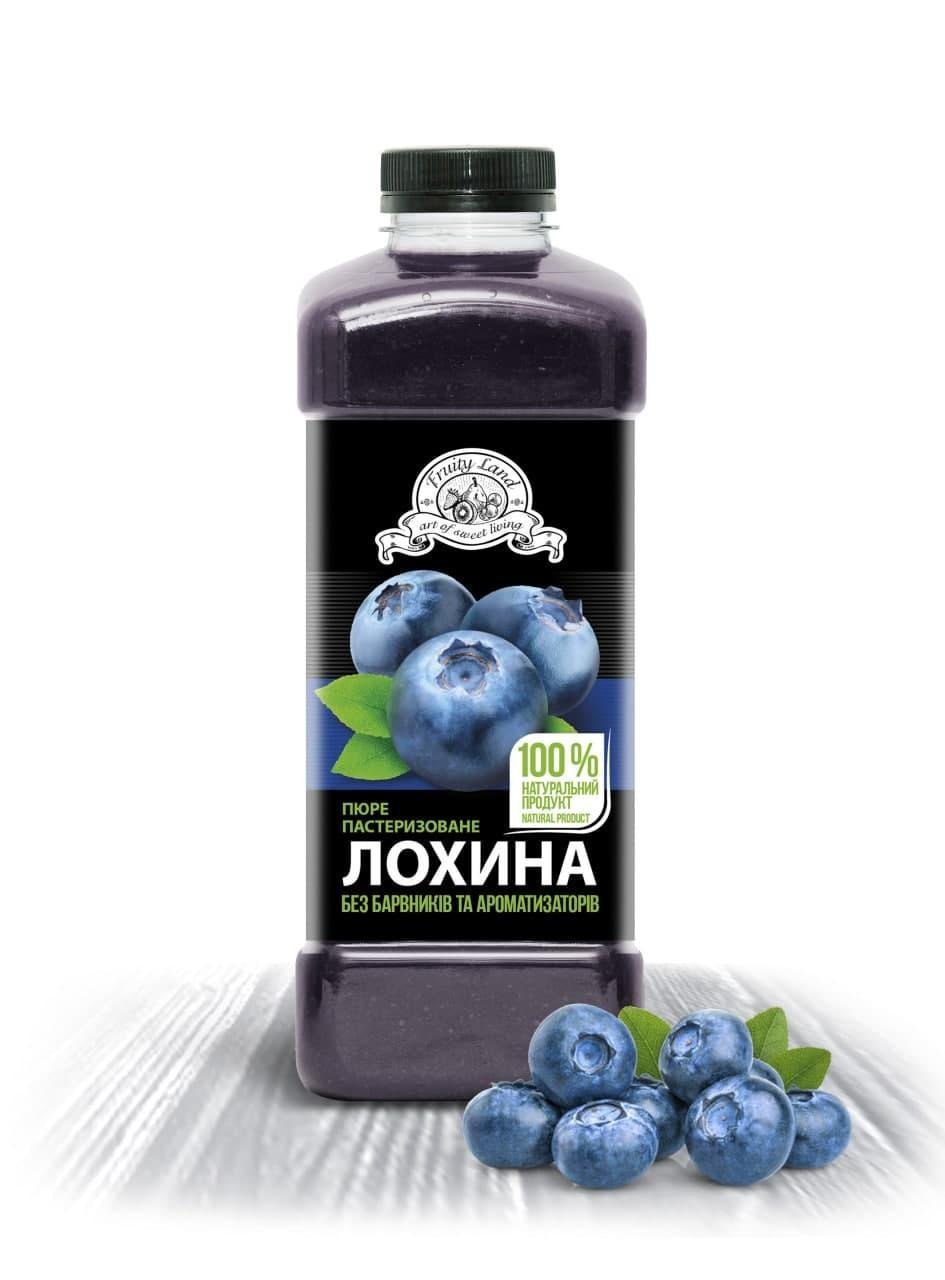 Голубика пюре Fruityland пастеризованное 1 кг