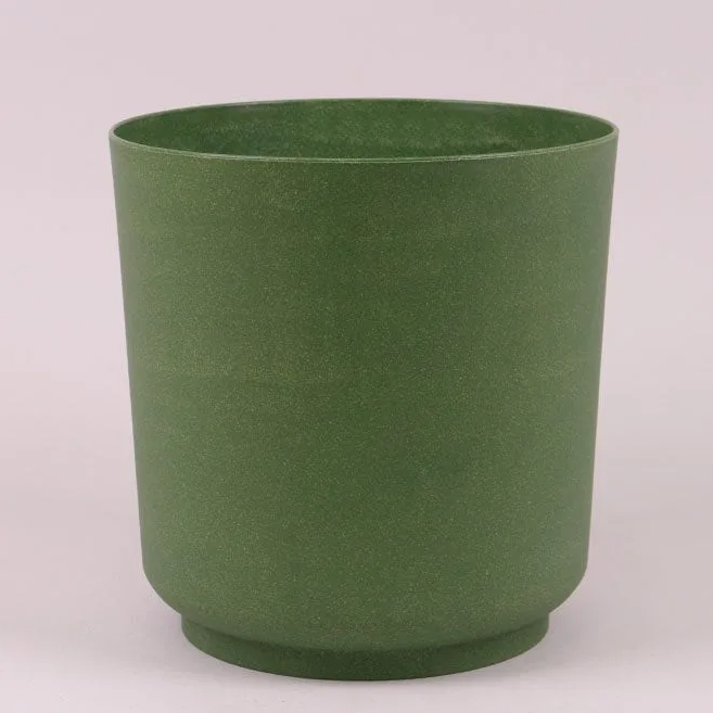 Горшок пластиковый Flora Satina ECO 13 см Зеленый лесной (84492)