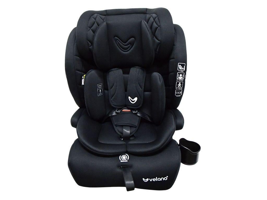 Автокресло Velano Flexo i-Size 76-150 см ISOFIX + Top Tether/ремень Black (3031362496)