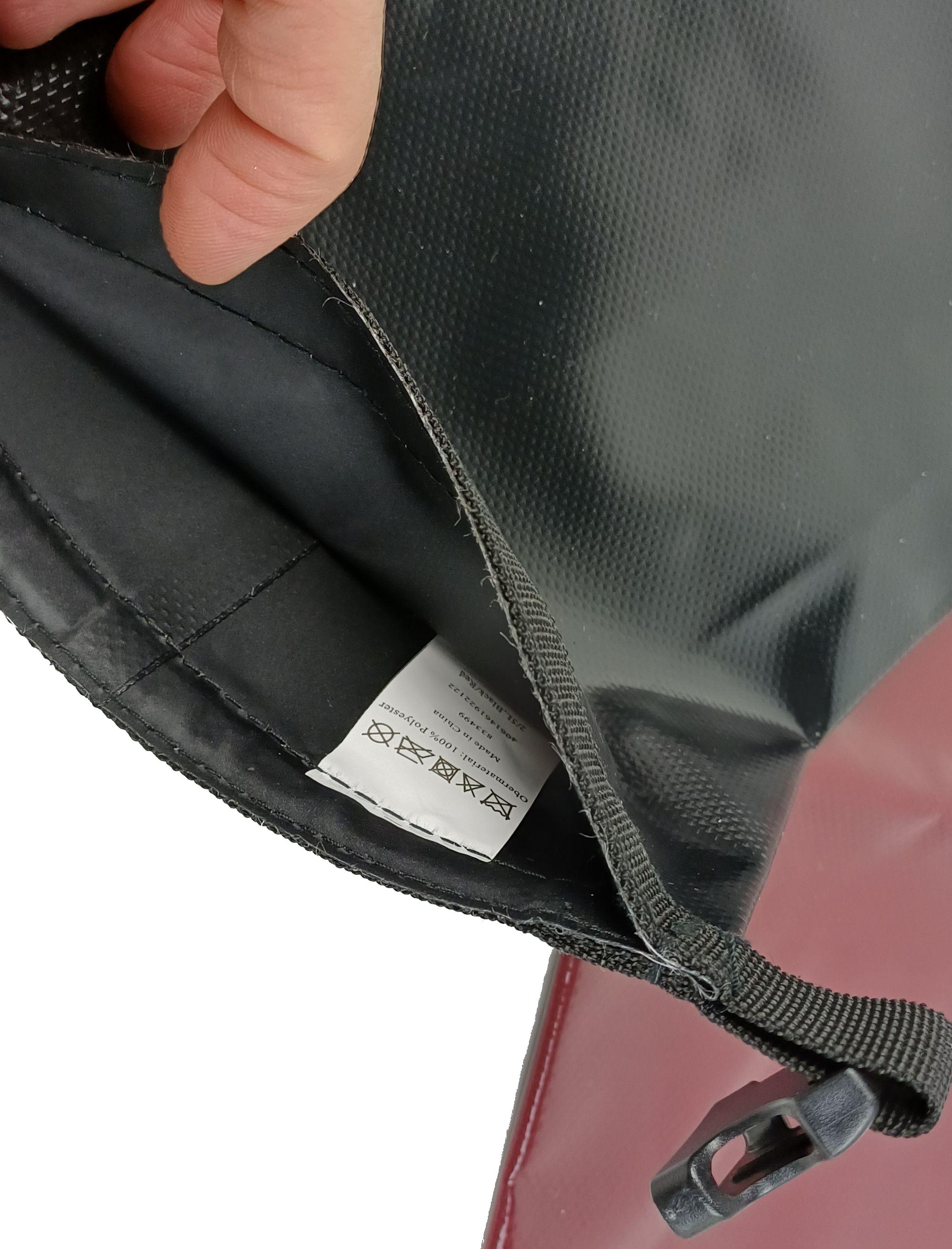 Комплект з двох гермомішків Crane 5 л/2 л Бордовий/Чорний (4061461922122) - фото 7