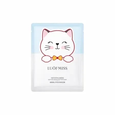 Маска для ніг Luofmiss Nicotinamide Goat Milk Exfoliator Foot Mask 35 мл (27302439)