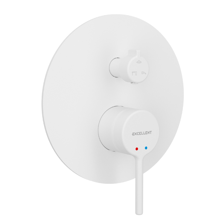 Смеситель для душа Excellent PI однорычажный Белый матовый (AREX.1247WH)