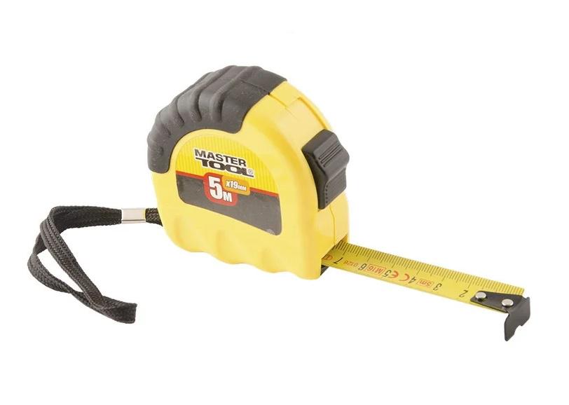 Рулетка MasterTool Shiftlock нейлоновое покрытие 5 м 19 мм (62-5019)