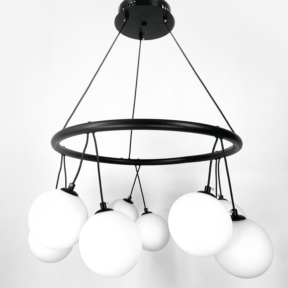 Люстра-кільце підвісна Light House LNF-17454/10 BK цоколь G9 Чорний