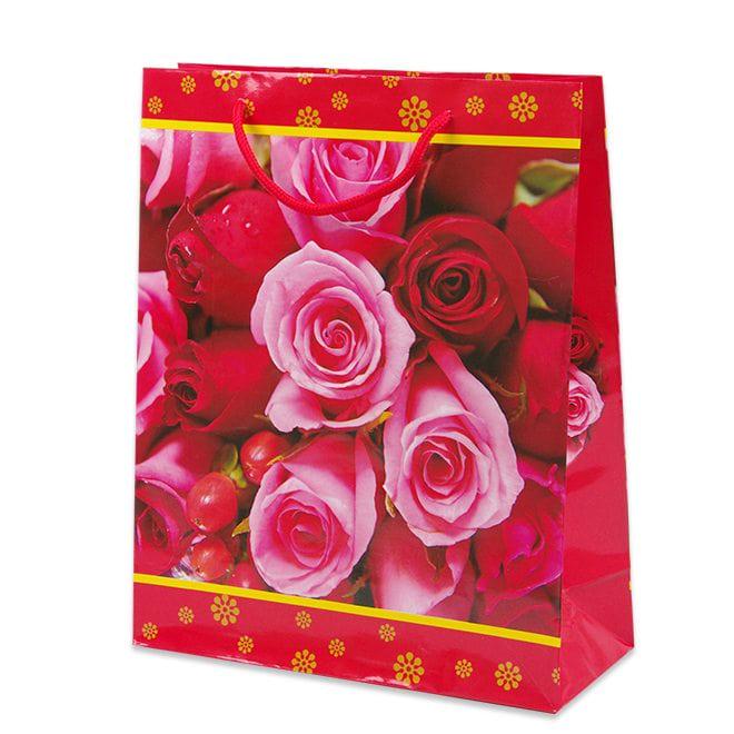 Пакет подарочный Flora микс 27х9х38 см 12 шт. (9410) - фото 4 Пакет подарочный Flora микс 27х9х38 см 12 шт. (9410) - фото 4
