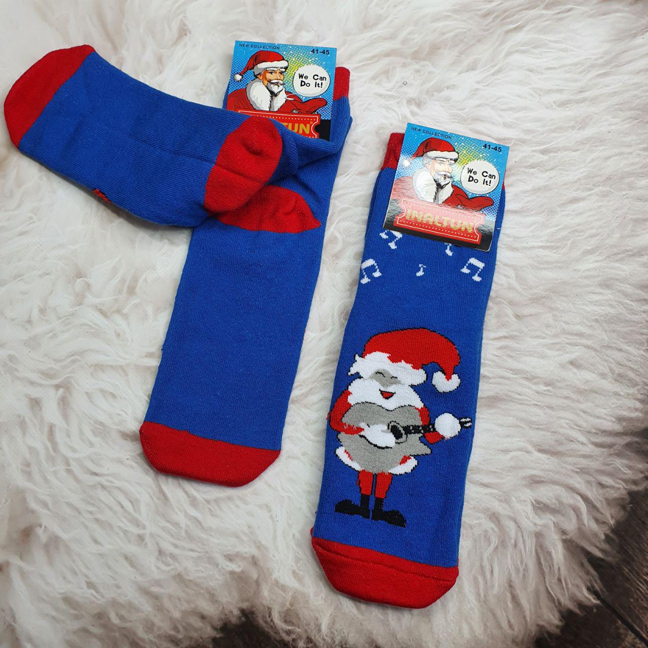 Шкарпетки чоловічі махрові Inaltun р. 41-45 Blue - фото 3 Шкарпетки чоловічі махрові Inaltun р. 41-45 Blue - фото 3