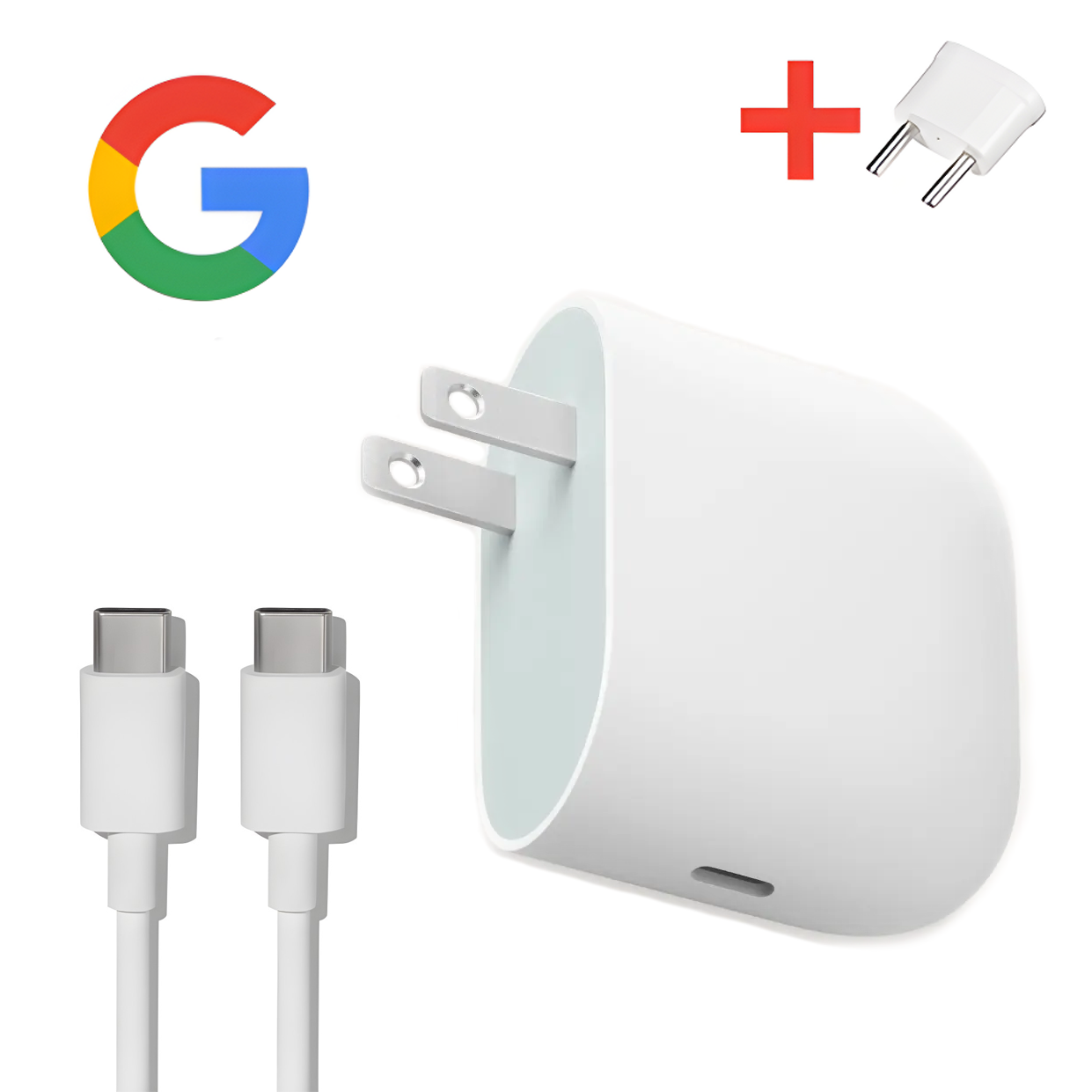 Зарядний пристрій Google 45 W USB Type-C US 1 м (2329232025) - фото 2