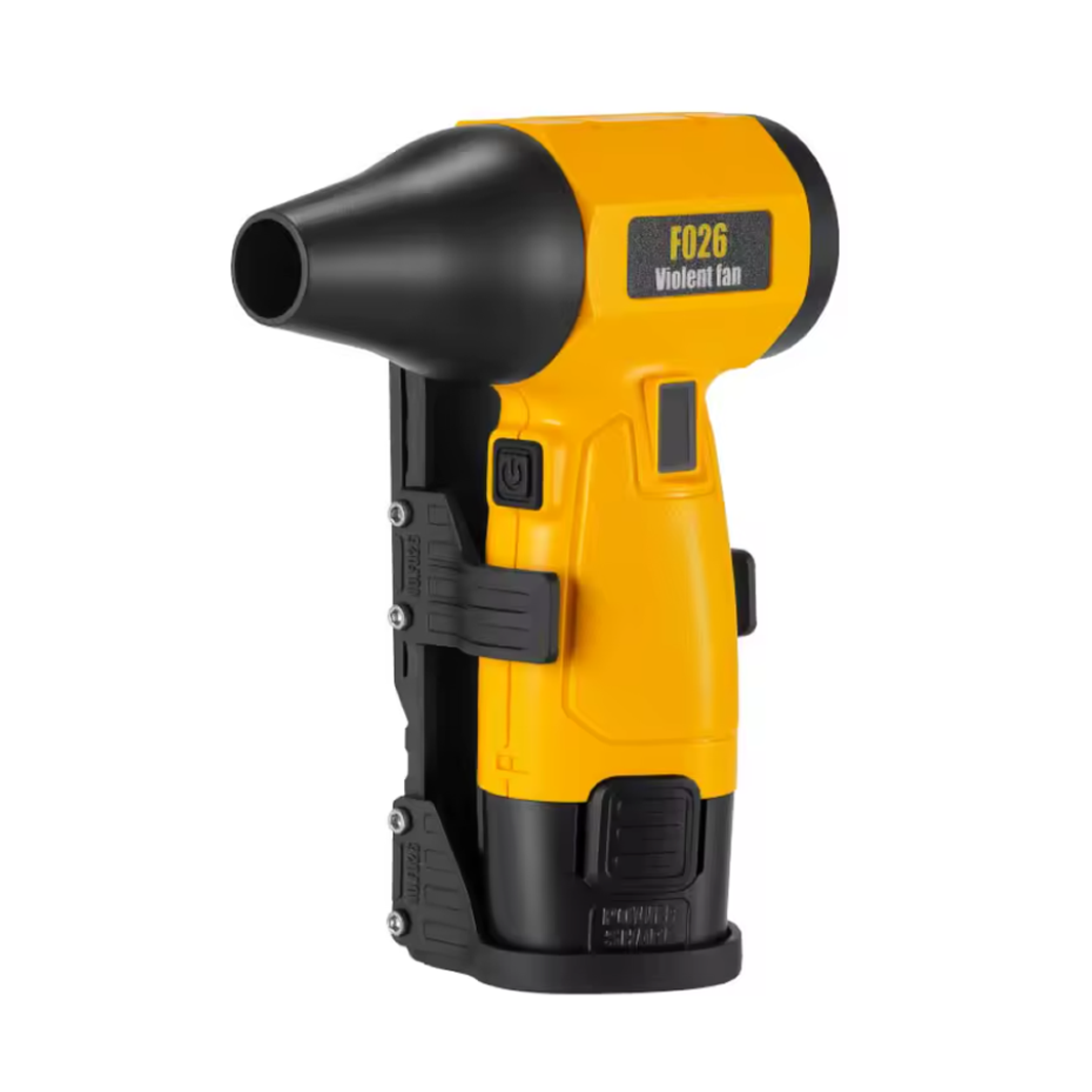 Повітродув Violent Fan F026 5400 mAh DC12V Yellow/Black (110620)