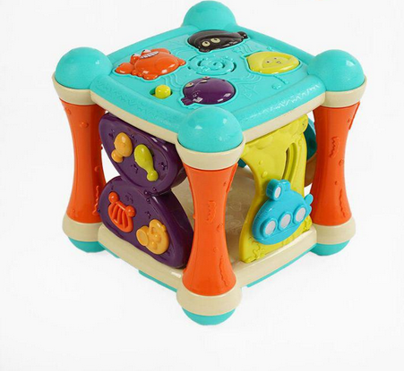 Игровой куб Зверушки и мелодии с музыкой и звуками (9910) Игровой куб Зверушки и мелодии с музыкой и звуками (9910)