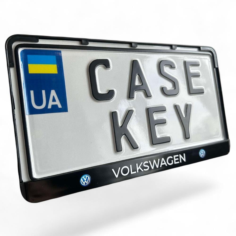 Авторамка США с лакированной печатью Volkswagen (vwramkausa2) Авторамка США с лакированной печатью Volkswagen (vwramkausa2)