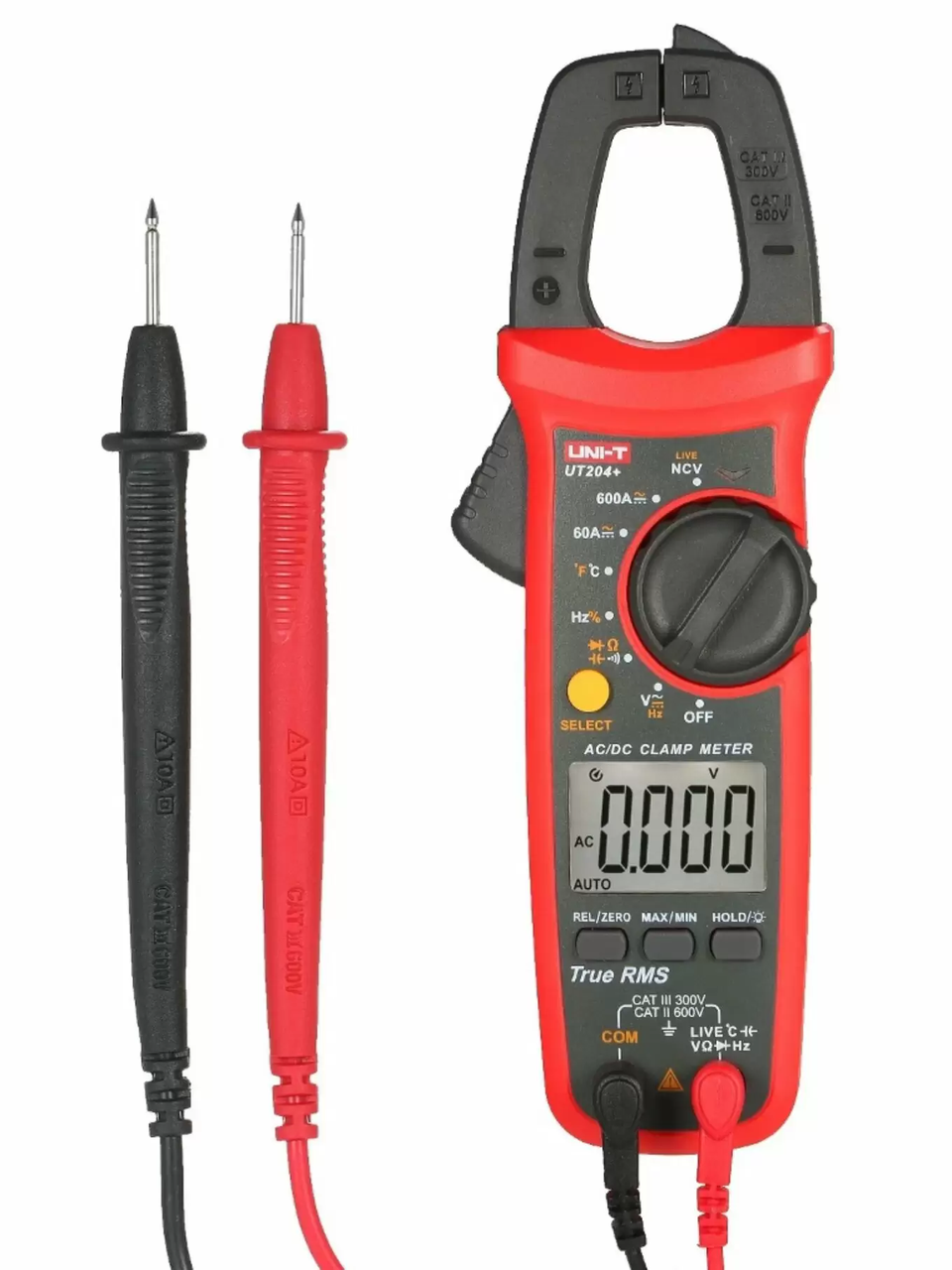 Кліщі струмові для постійного струму Uni-t UT204+ DC/AC (1293405784) - фото 2 Кліщі струмові для постійного струму Uni-t UT204+ DC/AC (1293405784) - фото 2