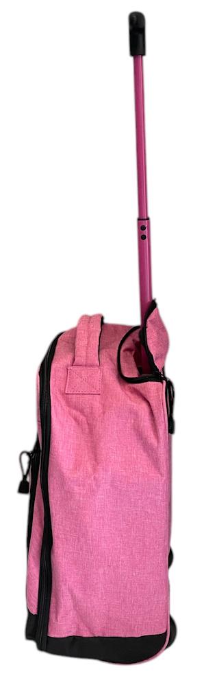 Валіза міні ручна поклажа Bordlite JBTB89 поліестер XS Рожевий - фото 4