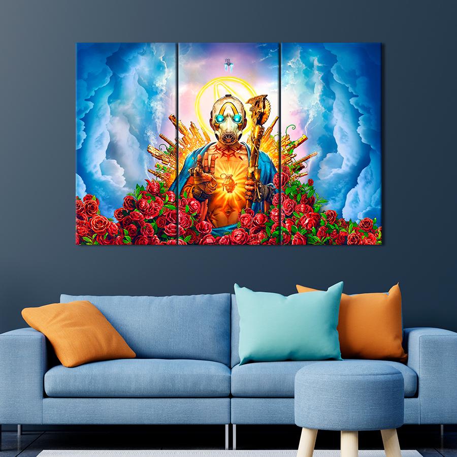 Настенний декор Игровой протагонист Borderlands 3 78x48 см (A194-3)