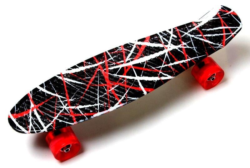 Пенніборд Red design 1695632691 колеса з підсвіткою