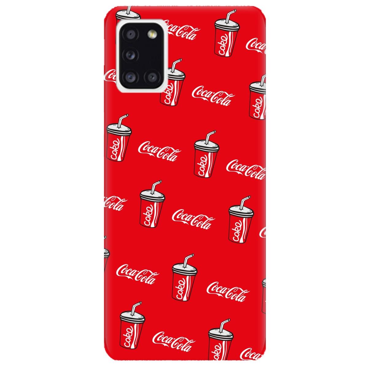 Силиконовый чехол Zorrov для Samsung Galaxy A31 - Coca Cola (14110060225088908) - фото 1