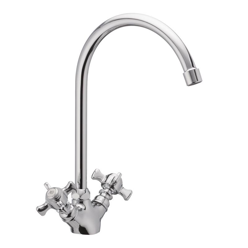 Смеситель для кухни Cron ZEUS 278 Стальной CR0087)