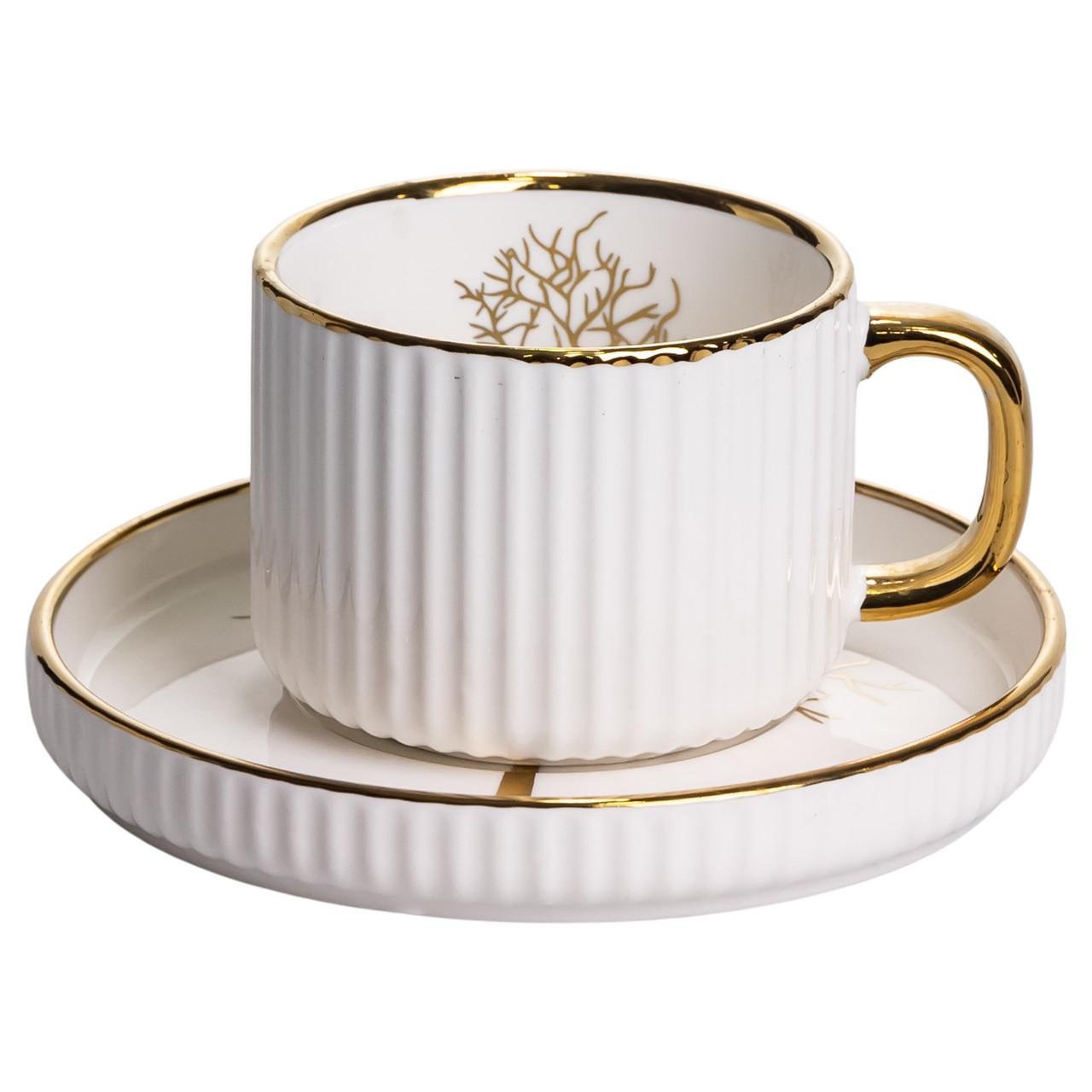 Столовий сервіз порцеляновий Valentina 32 пр. на 6 персон (DS-32-O) - фото 4