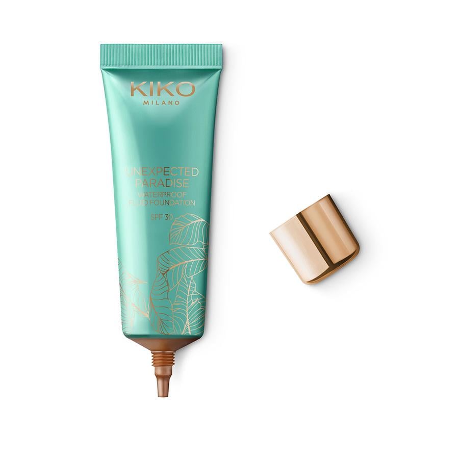 Жидкая основа Unexpected Paradise Waterproof Fluid Foundation Spf 30 Kiko Milano #01 фарфор