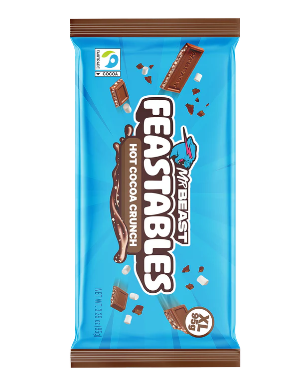 Шоколад MrBeast Feastables Hot Cocoa Crunch 95 г (ythbgrdv)