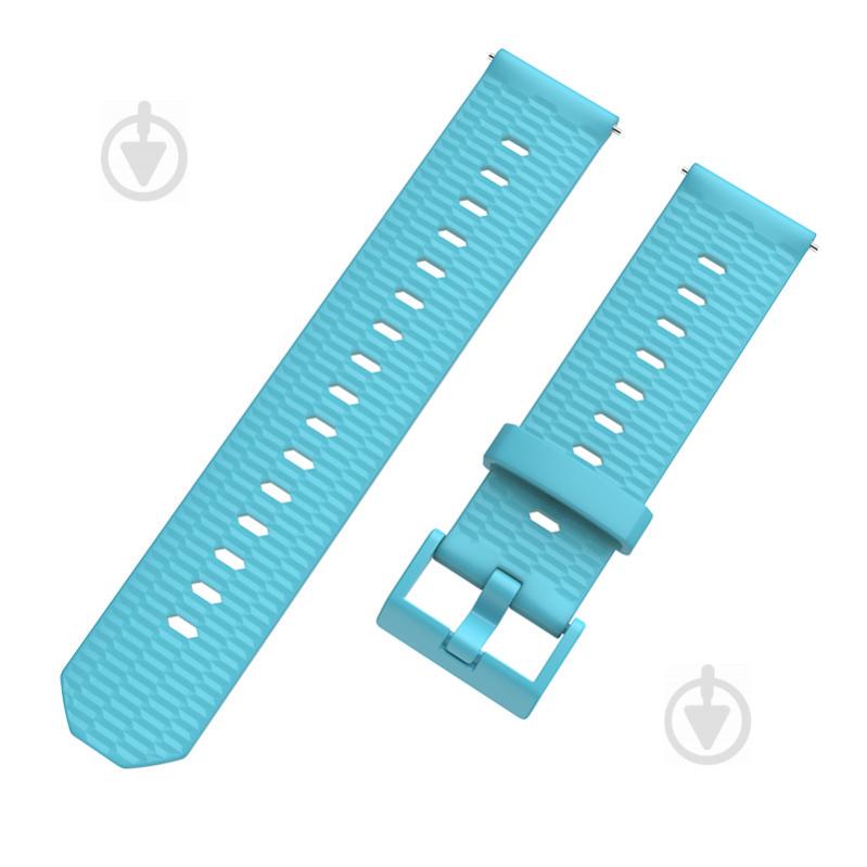 Ремешок BeWatch Wave для Xiaomi Amazfit Bip Голубой (1011816) Ремешок BeWatch Wave для Xiaomi Amazfit Bip Голубой (1011816)