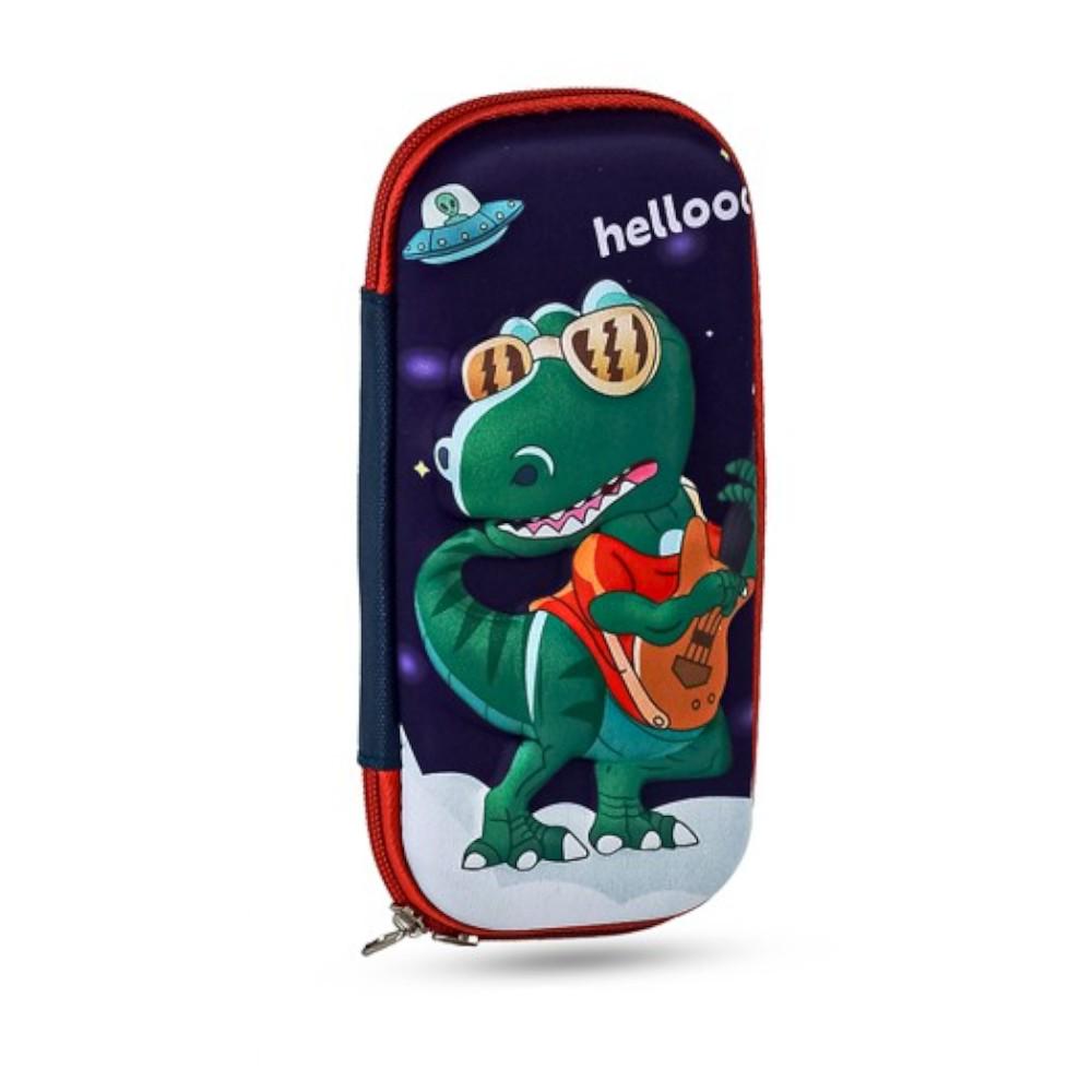 Пенал для школьника Stenson Dinosaurs R97928 10х22 см Разноцветный (25441579)