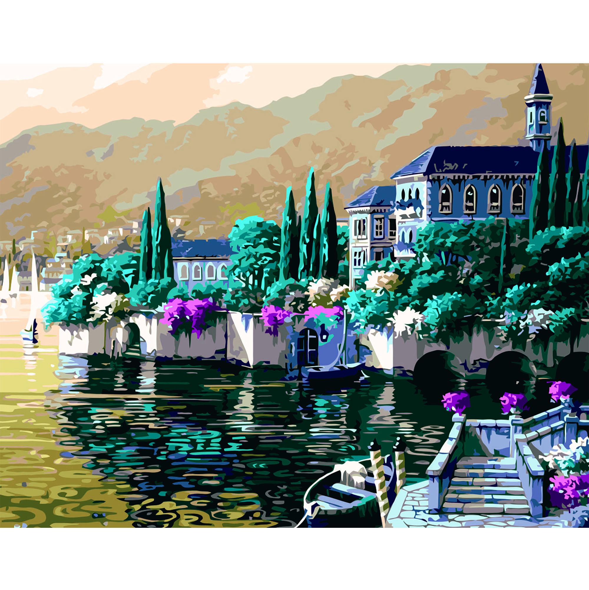 Картина по номерам Strateg Незабываемый пейзаж 40x50 см (VA-2635)