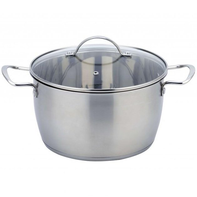 Кастрюля нержавеющая Con Brio с крышкой 24 см 5,6 л (CB-1116)