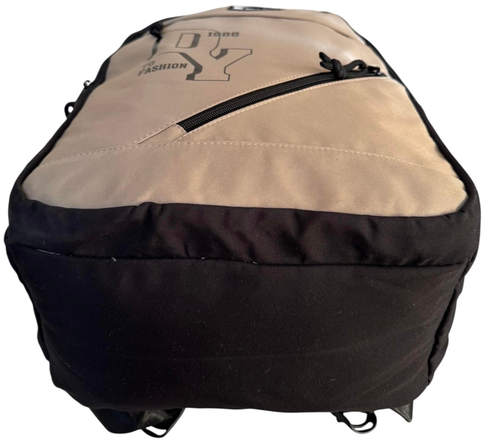 Рюкзак шкільний з трьома відділеннями Бежевий (6239B) - фото 5 Рюкзак шкільний з трьома відділеннями Бежевий (6239B) - фото 5