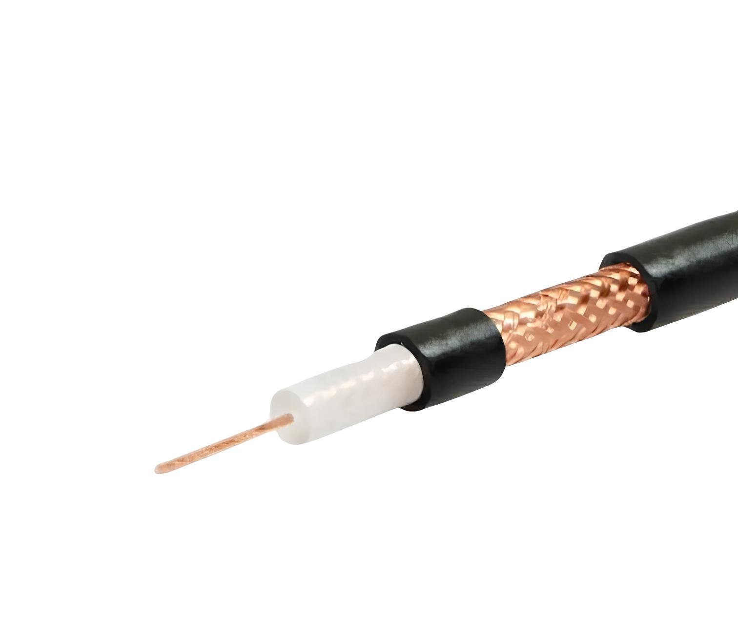 Кабель коаксіальний ELL-195-UF Ultra Flex 50 Ом ПВХ супергнучкий 5 мм 1 м (000049293)