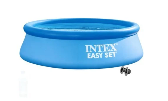 Бассейн Intex круглый 244х76 см 2419 л 3-слойный ПВХ синий (28110)
