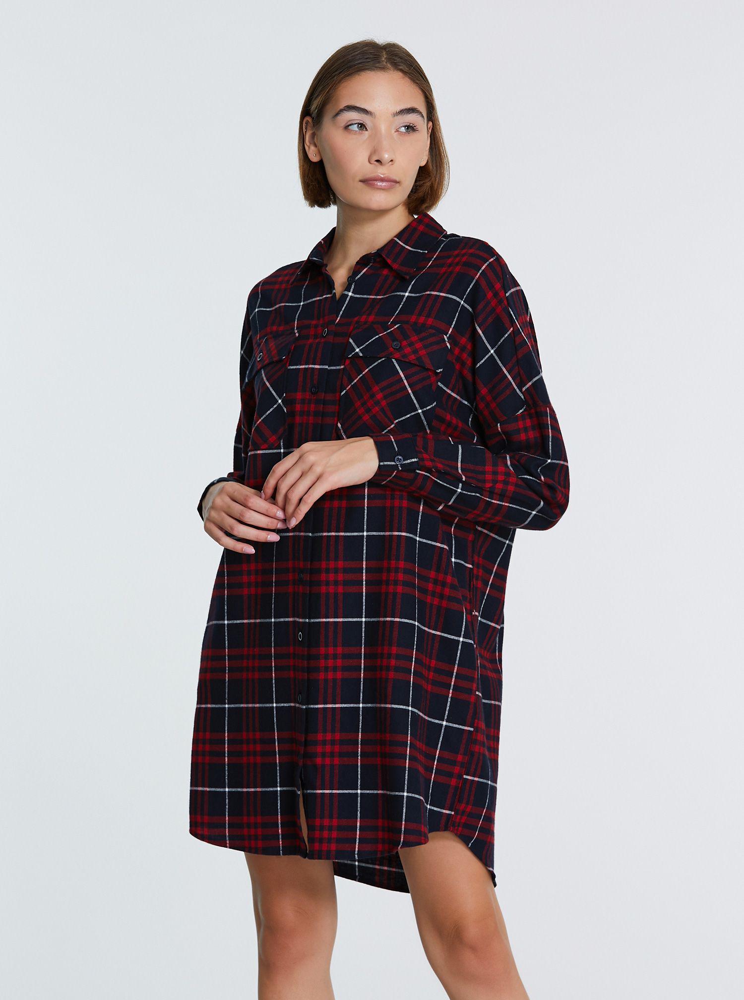 Сорочка жіноча Piazza Italia 47199 M Червоний Сорочка жіноча Piazza Italia 47199 M Червоний