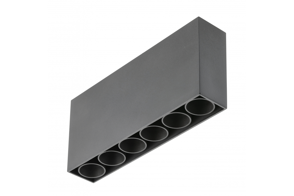 Спот потолочный светодиодный GTV ARTEMIDA 15 Вт 1420 Лм 4000K IP20 прямоугольный Черный (00000035161)