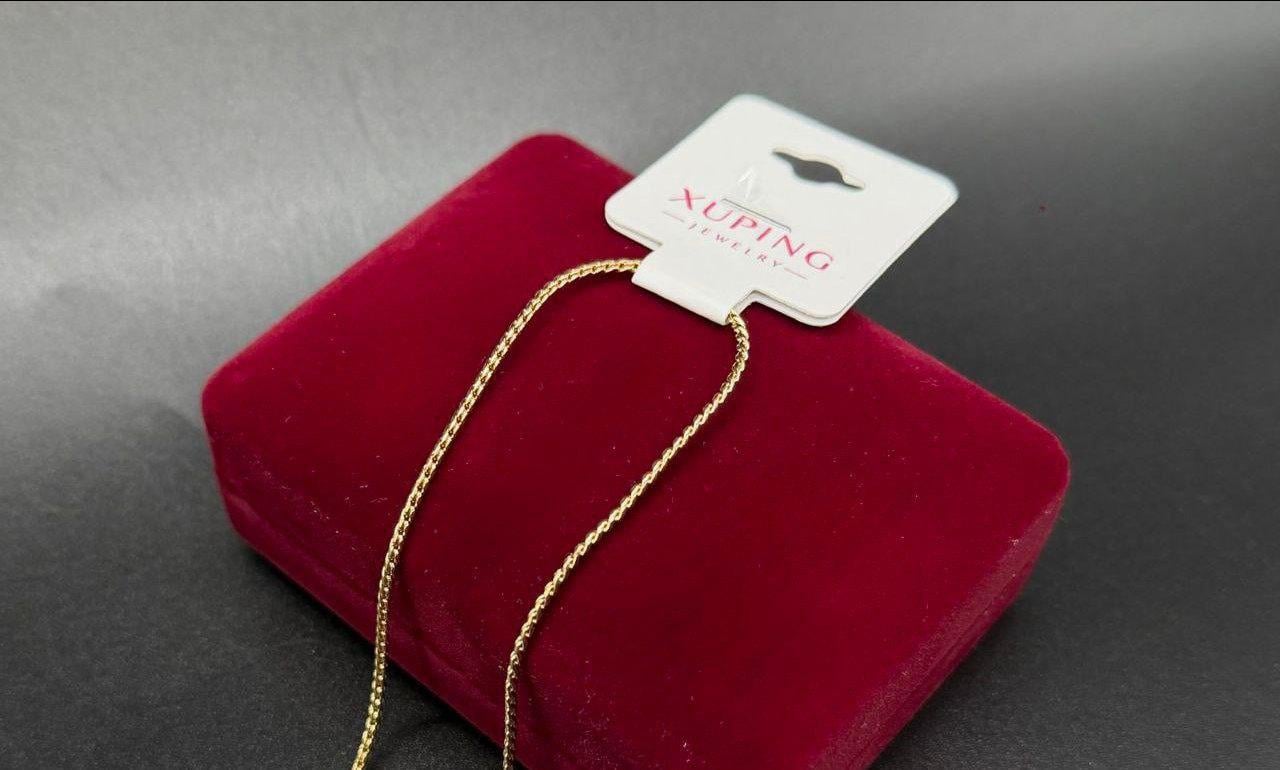 Ланцюжок Xuping гіпоалергенний 50 см Золотий (2904223597)