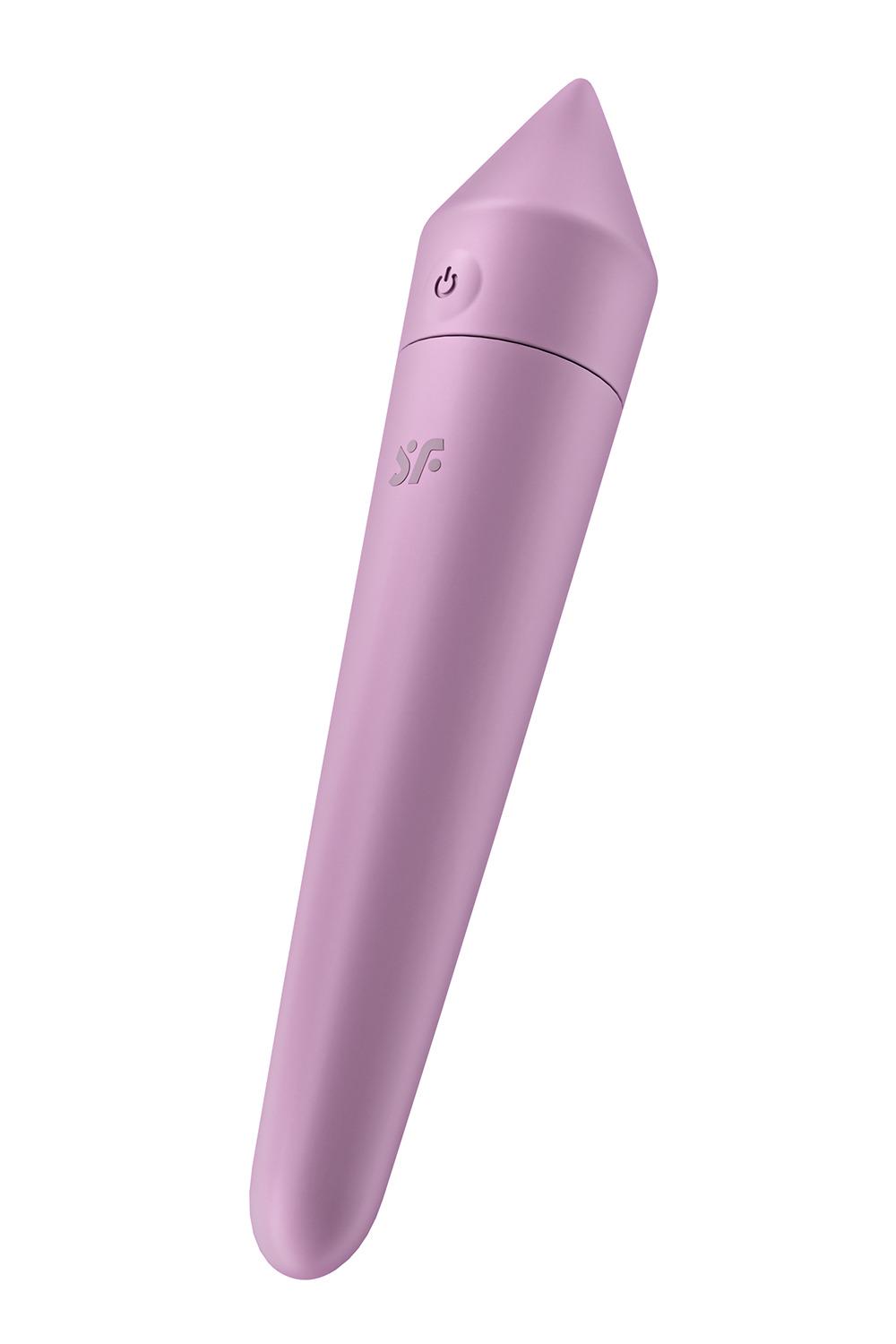 Вибропуля с функцией управления смартфоном Satisfyer Ultra Power Bullet 8 мощная Сиреневый