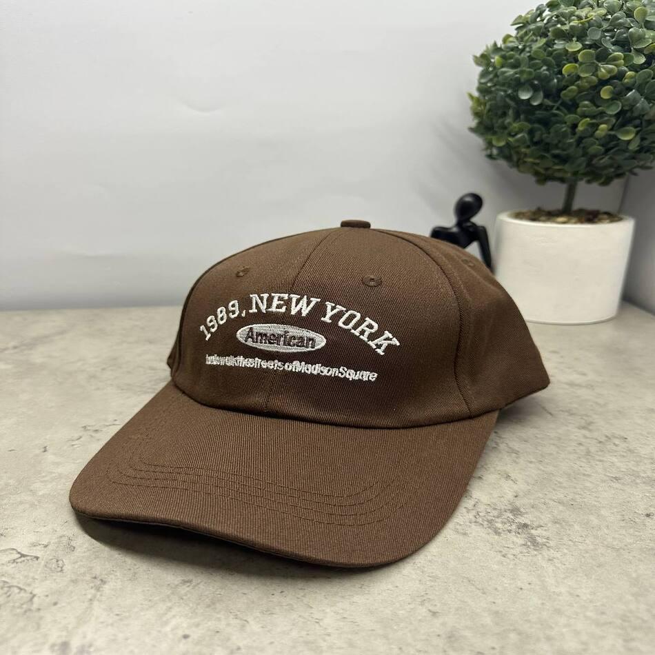 Кепка-бейсболка літня New York OS Шоколадний (00209) - фото 1