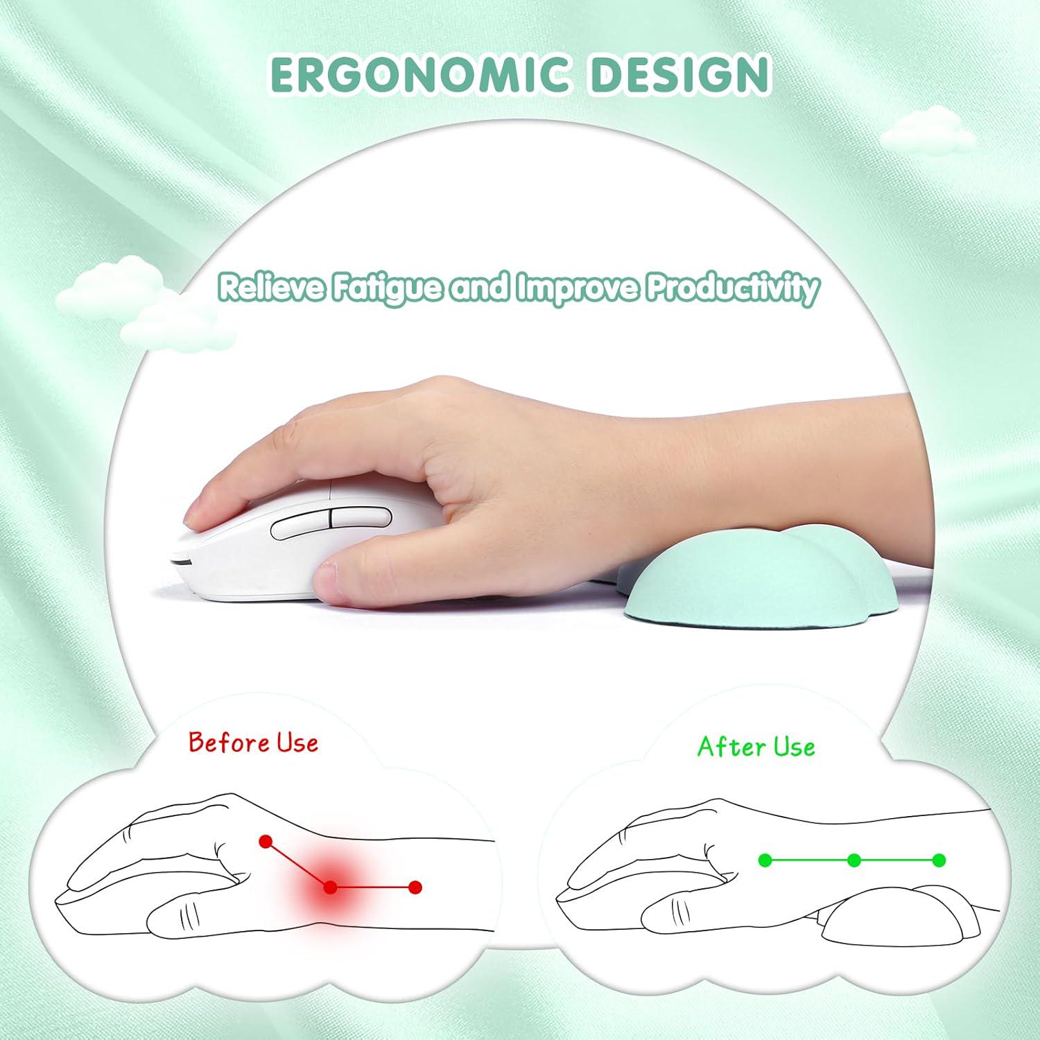 Підставка Bubbles під зап'ястя для мишки Green - фото 9