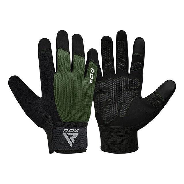 Перчатки для фитнеса RDX W1 Full Finger Army XL Green - фото 5