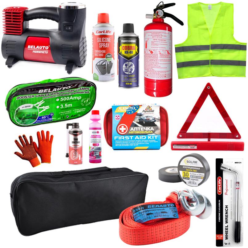 Повний універсальний набір автомобіліста для нового авто (34737)