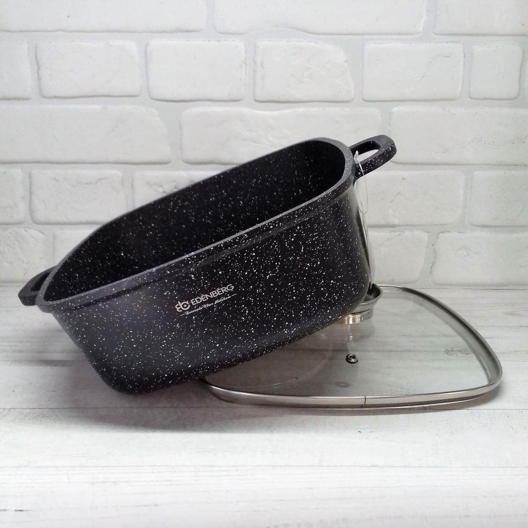 Каструля Edenberg із мармуровим антипригарним покриттям 2.8 л 20 см (EB-8111) - фото 6
