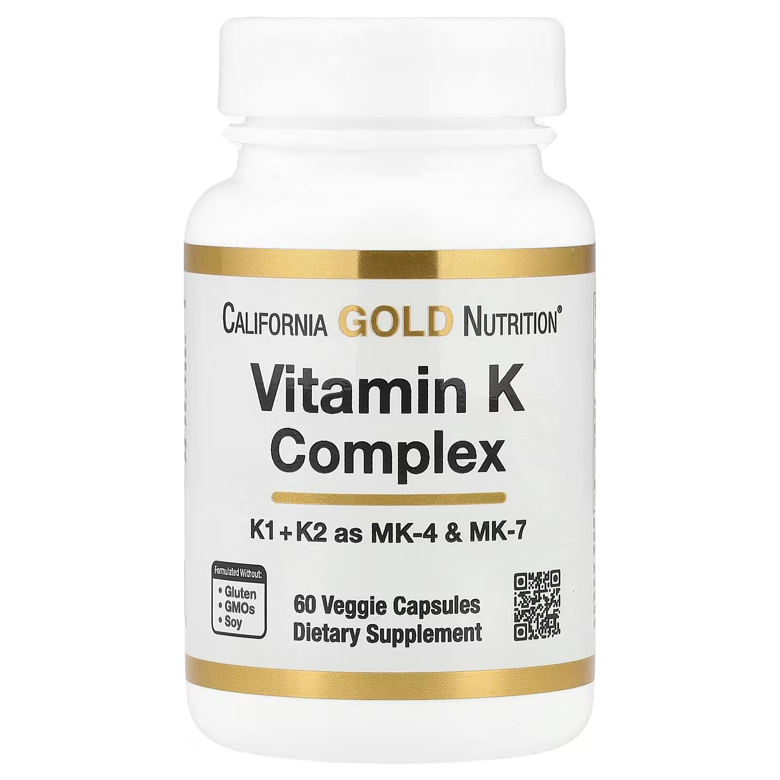 Витаминный комплекс группы K California Gold Nutrition 120 мкг 60 раст. капс. (24422884)