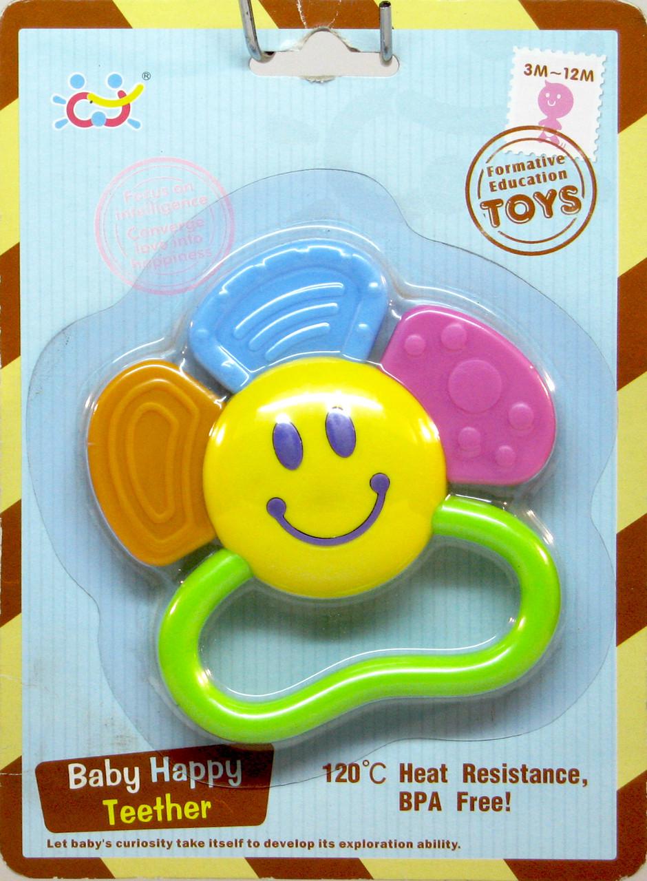 Прорезыватель цветок силикон (919-3)